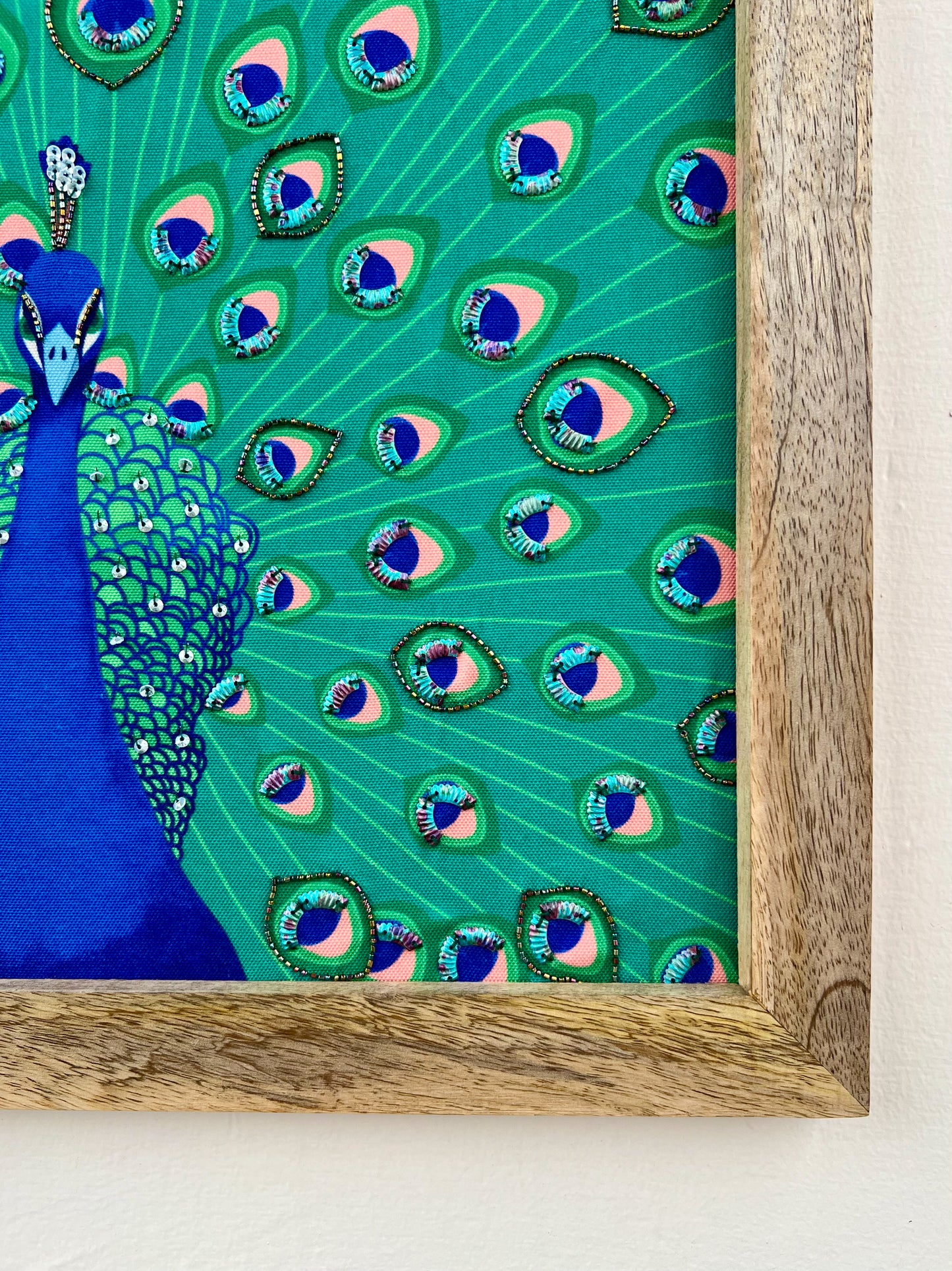 Regal Radiance Peacock Wall Art