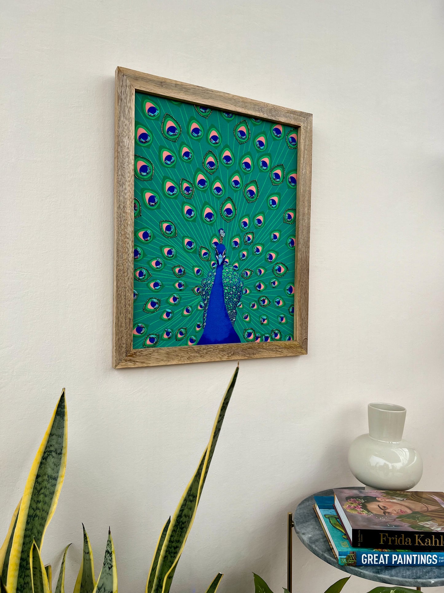 Regal Radiance Peacock Wall Art