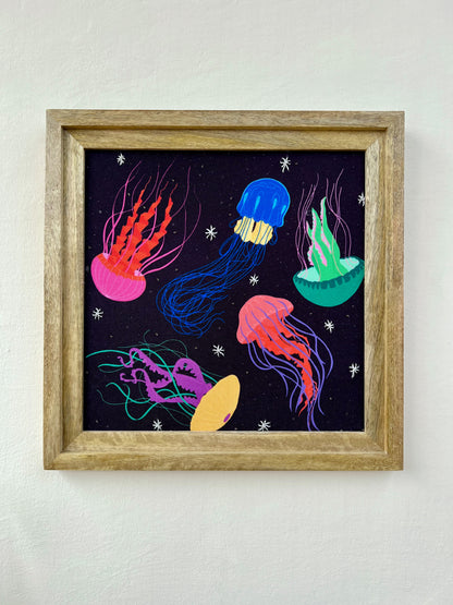 Celestial Jellyfish Wall Art