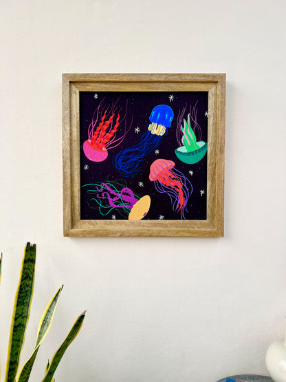 Celestial Jellyfish Wall Art