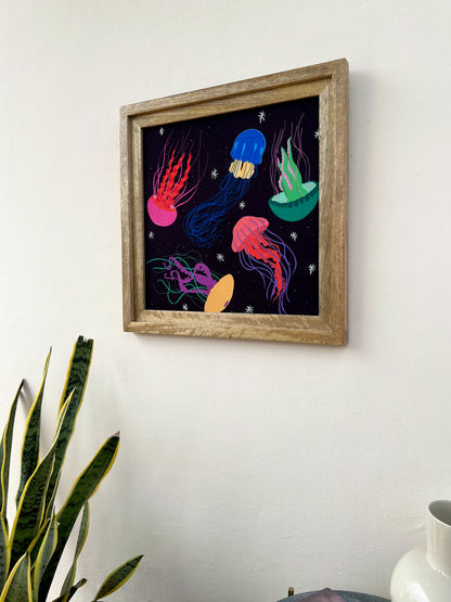 Celestial Jellyfish Wall Art