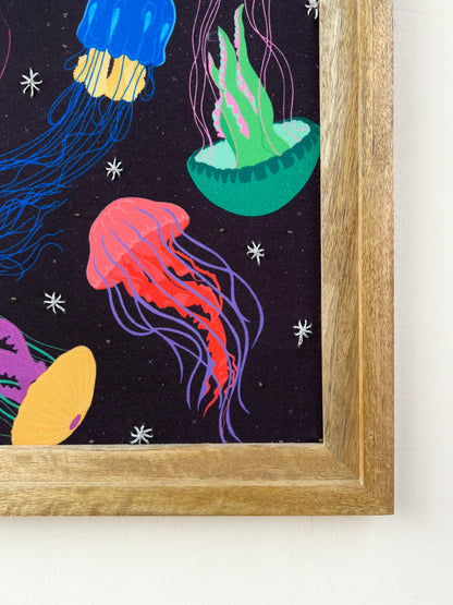 Celestial Jellyfish Wall Art