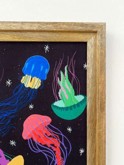 Celestial Jellyfish Wall Art