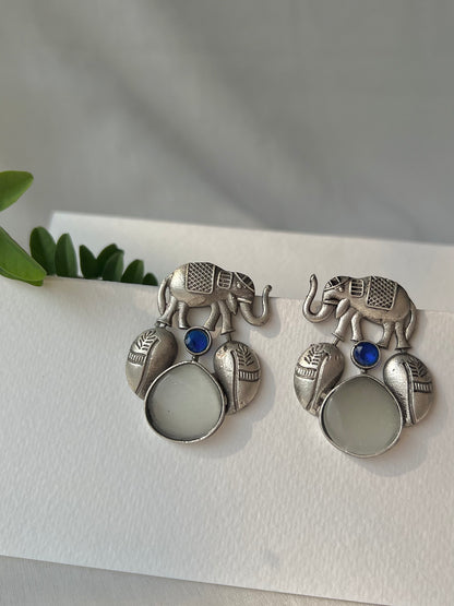 Elephant Empress Drop Earrings