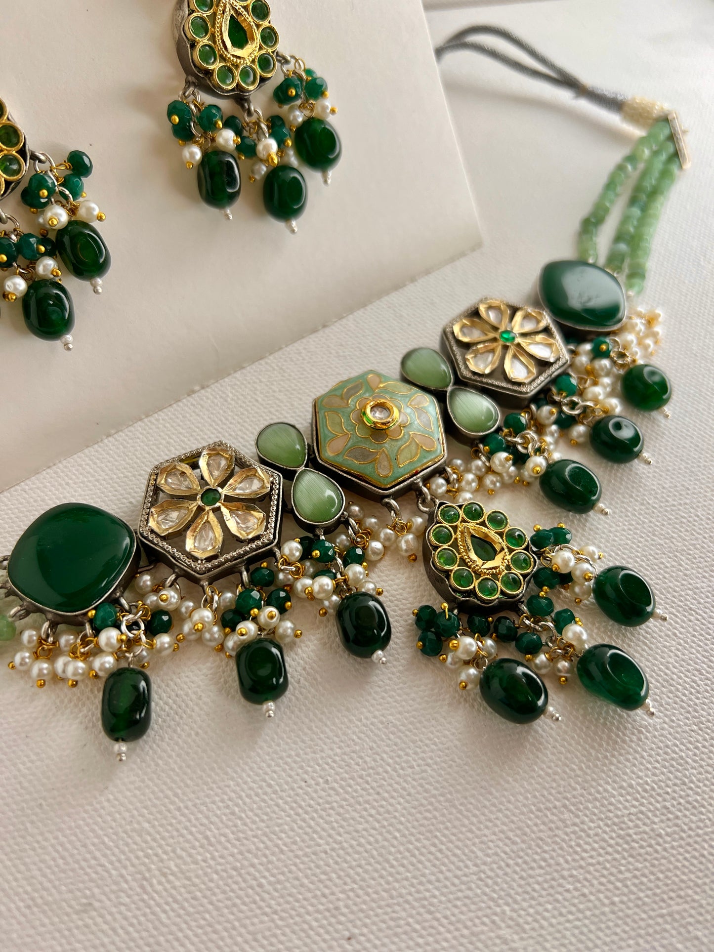 Emerald Serenity Jewelry Set