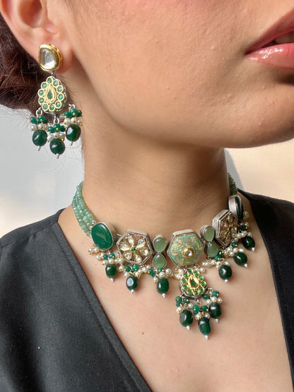 Emerald Serenity Jewelry Set