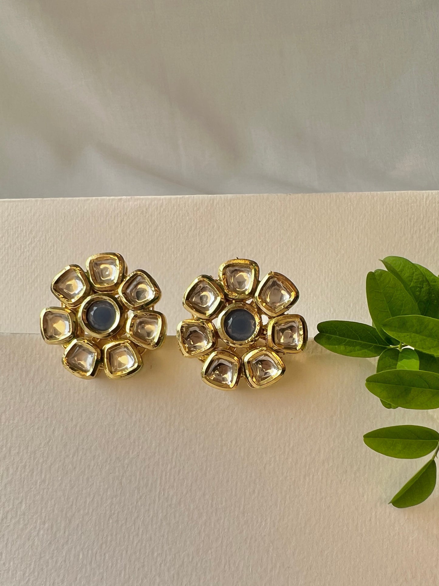 Gilded Floral Elegance Earrings