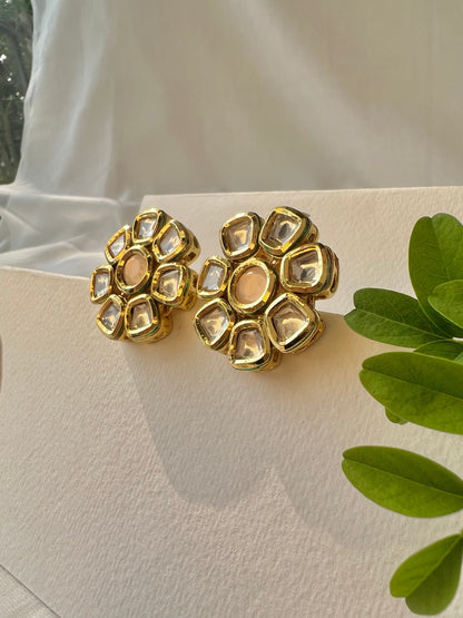 Gilded Floral Elegance Earrings