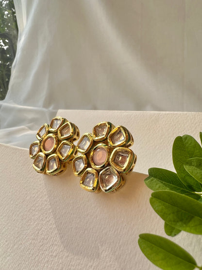 Gilded Floral Elegance Earrings