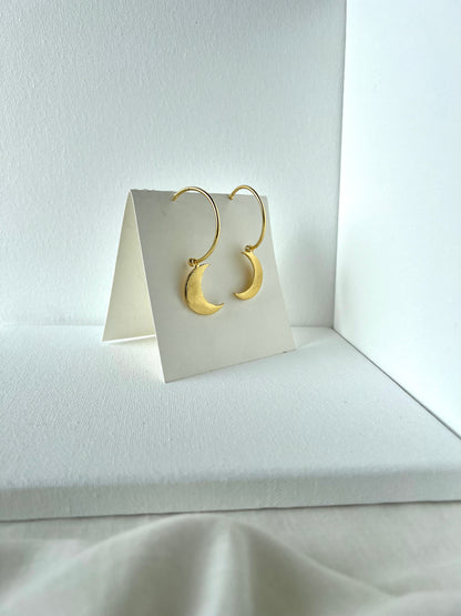 Lunar Éclat Hoop Earrings