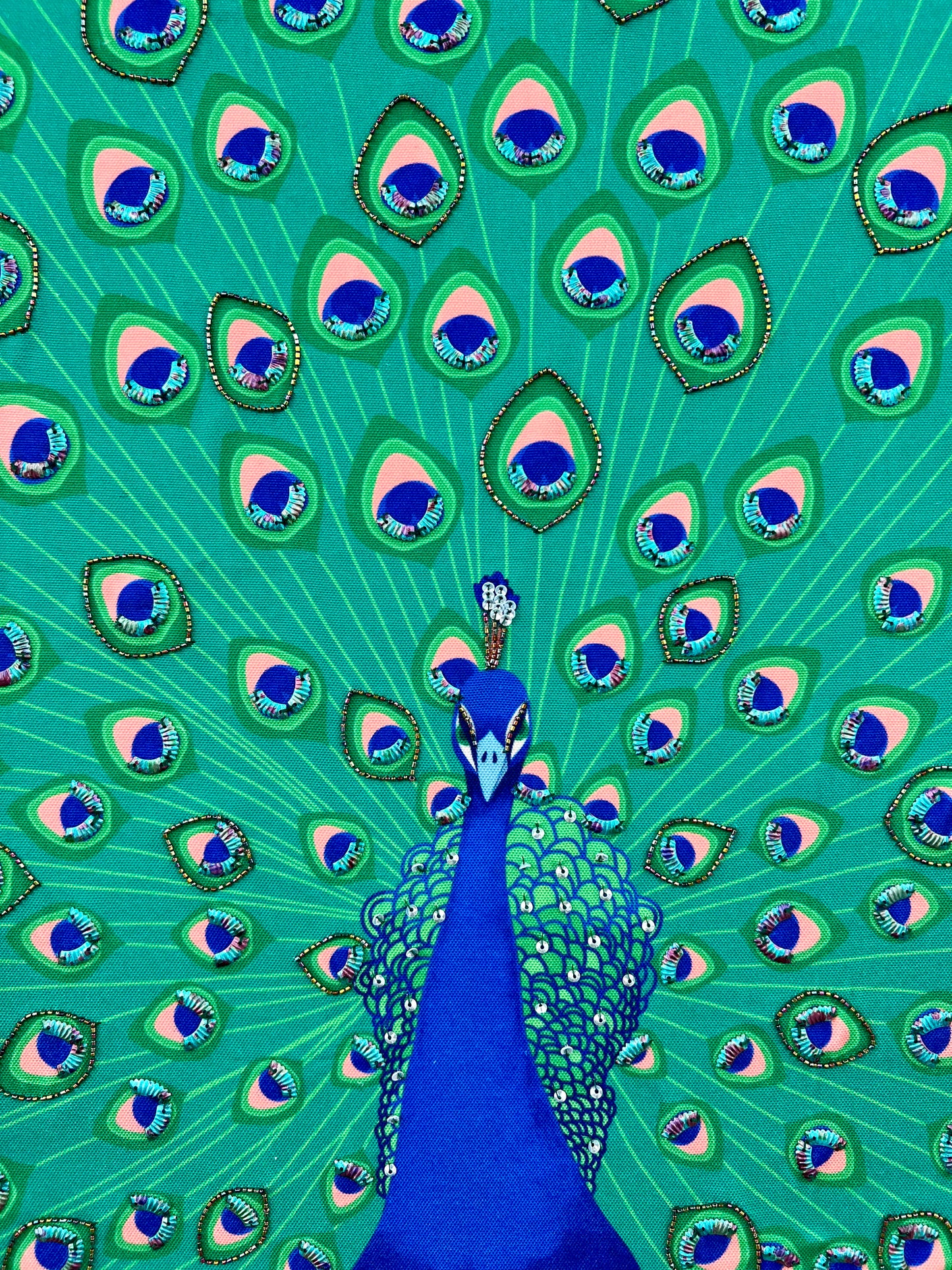 Regal Radiance Peacock Wall Art