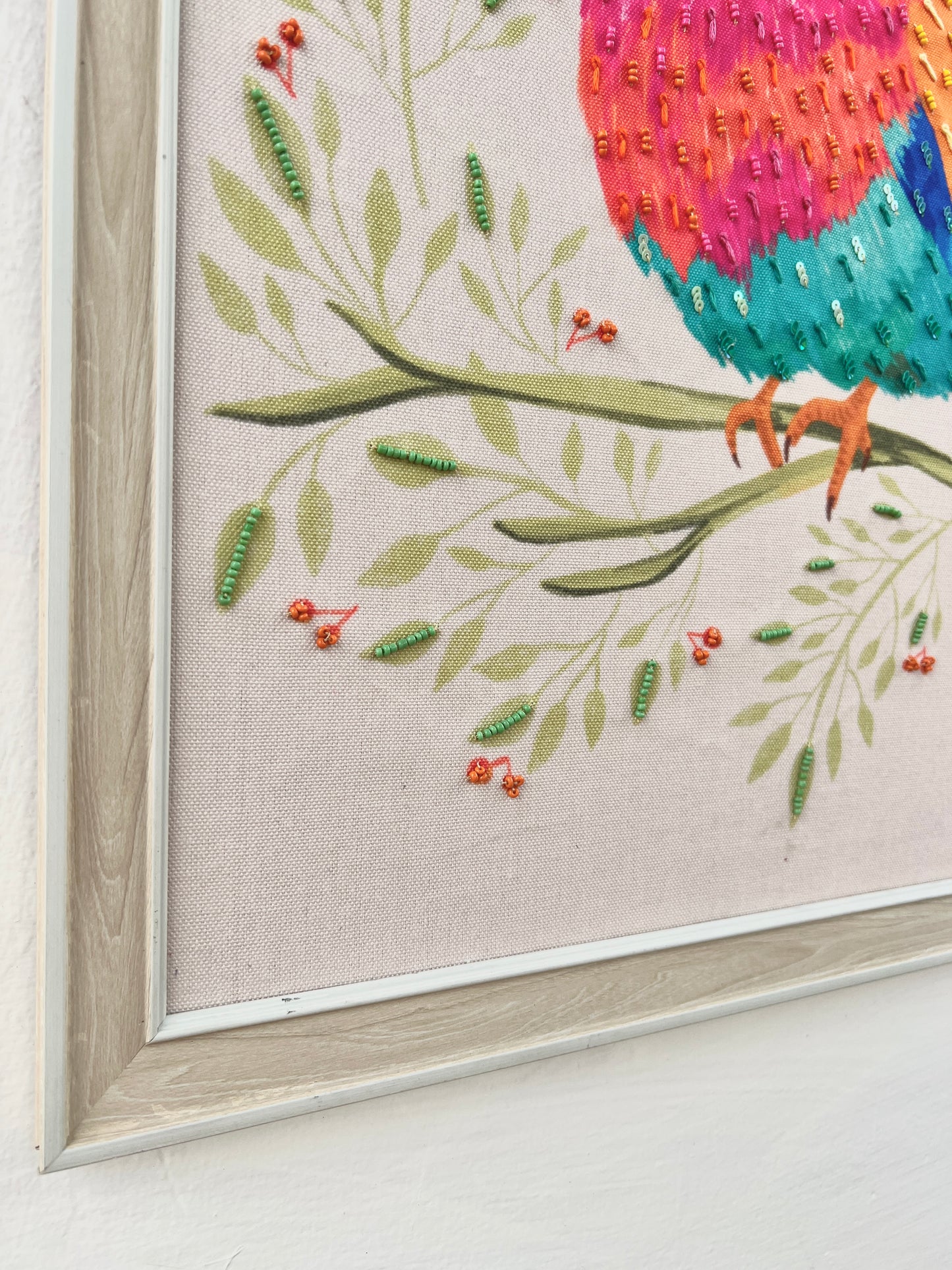 Rainbow Bird Wall Art