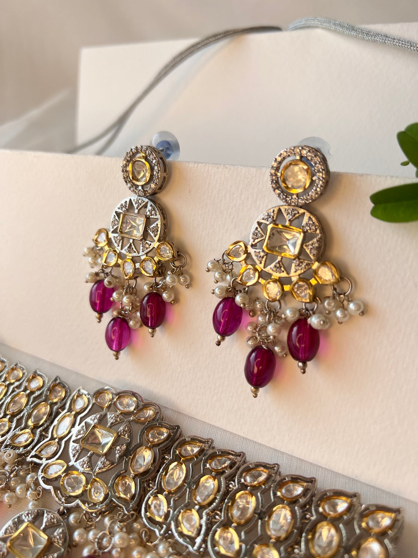 Ruby Elegance Jewelry Set