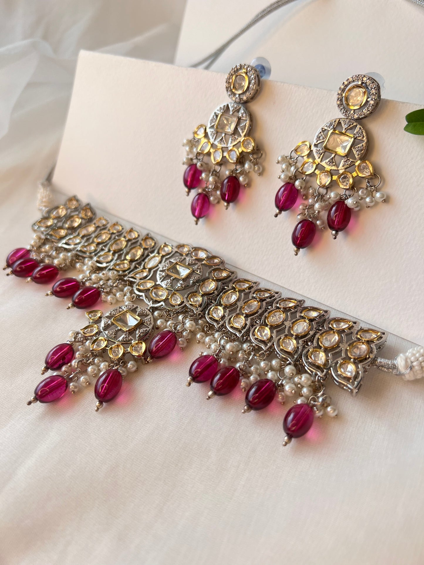 Ruby Elegance Jewelry Set