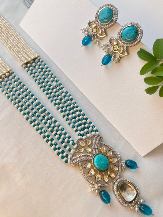 Turquoise Majesty Rani Haar Set