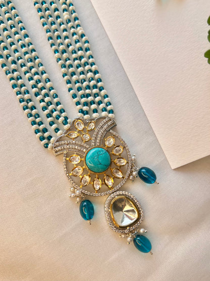 Turquoise Majesty Rani Haar Set